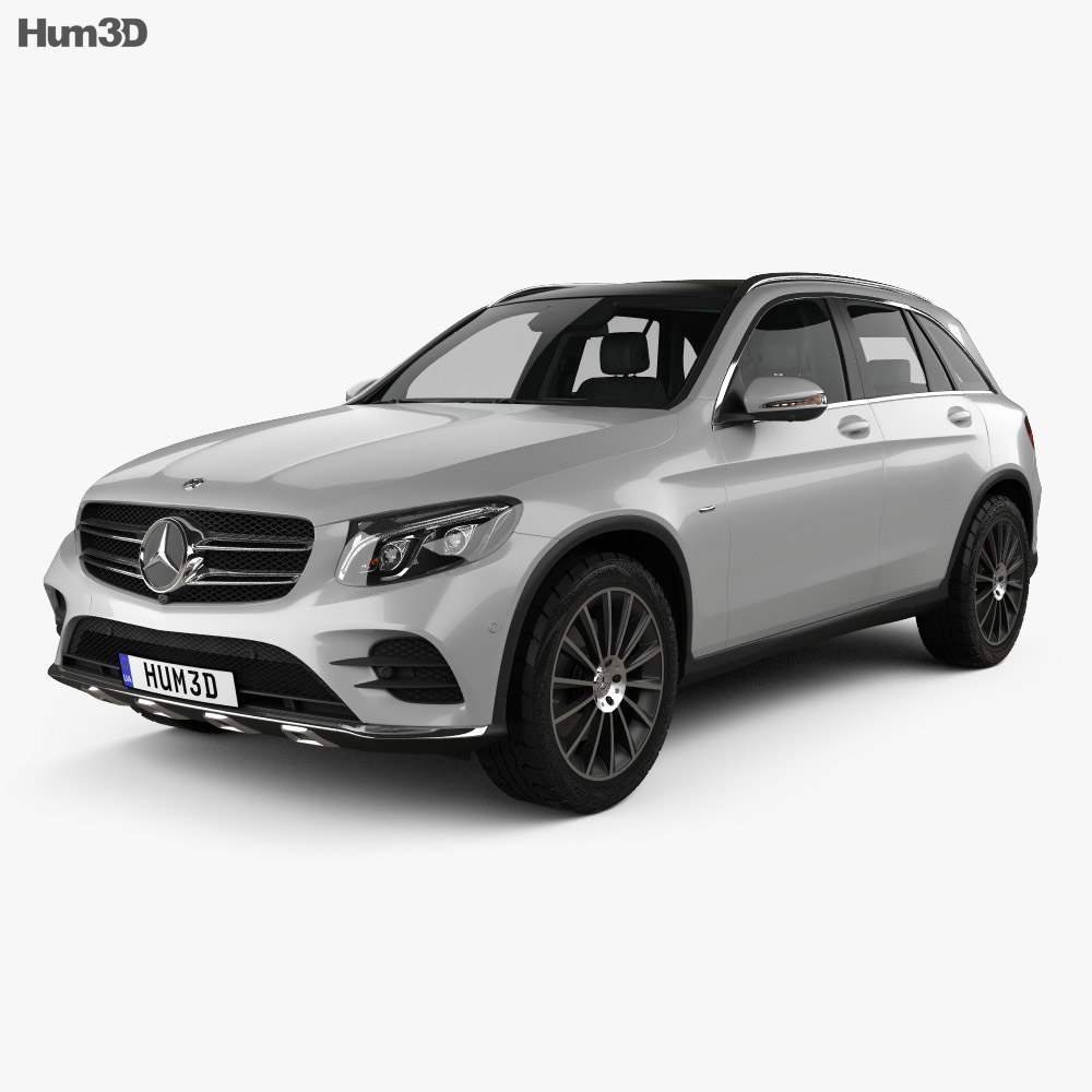 Mercedes-Benz GLCクラス (X205) AMG Line HQインテリアと 2018 3Dモデル
