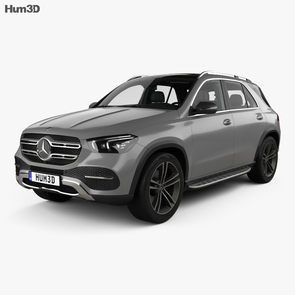 Mercedes-Benz GLE-class with HQ interior 2022 3d model