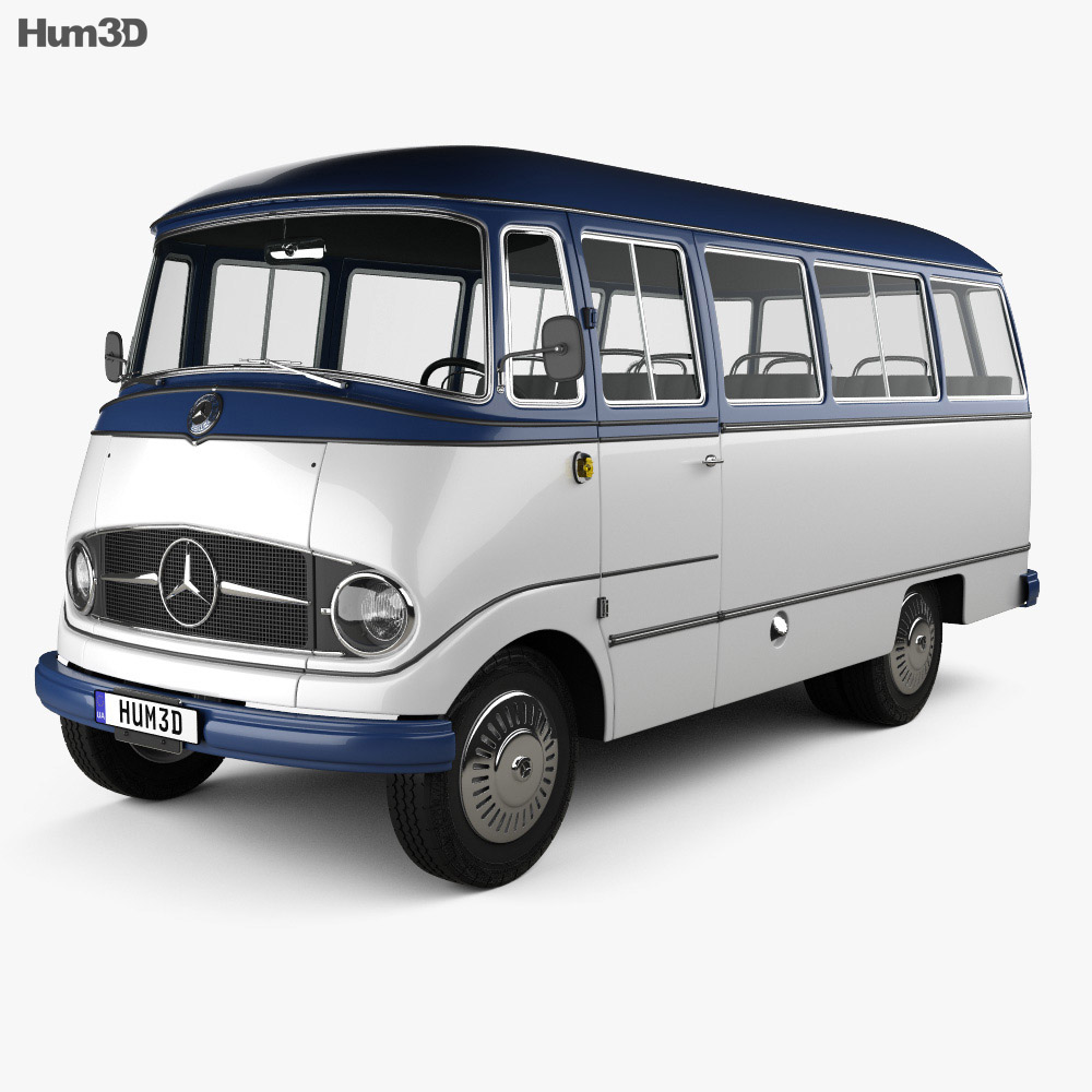Mercedes-Benz O-319 Minibus 1955 3d model