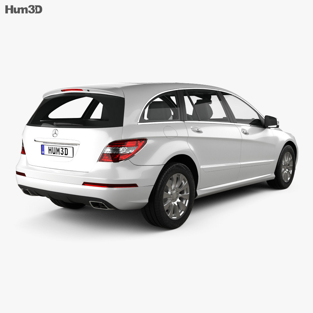 Mercedes-Benz R-Klasse 2013 3D-Modell - Herunterladen Fahrzeuge on