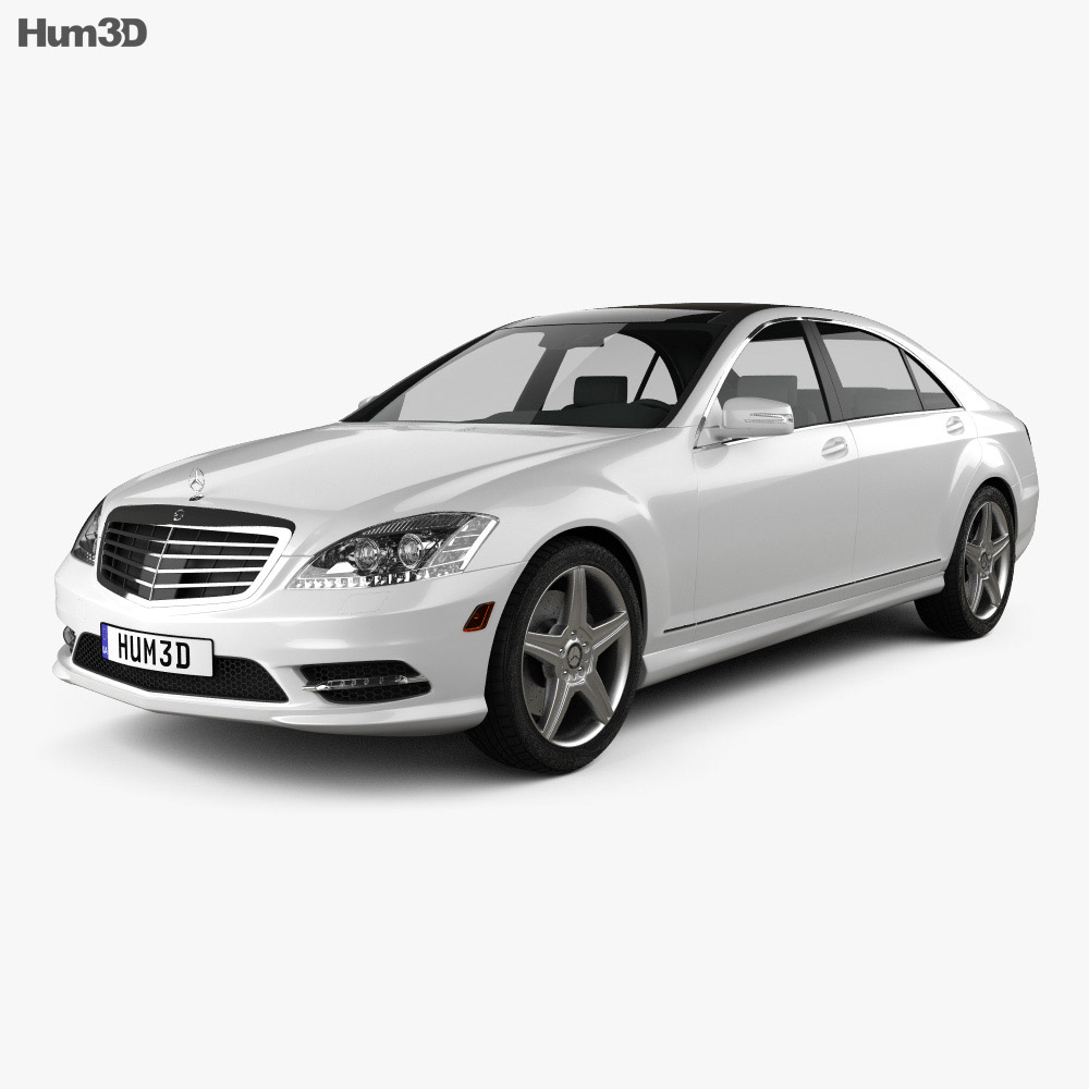 Mercedes-Benz Sクラス (W221) 2013 3Dモデル