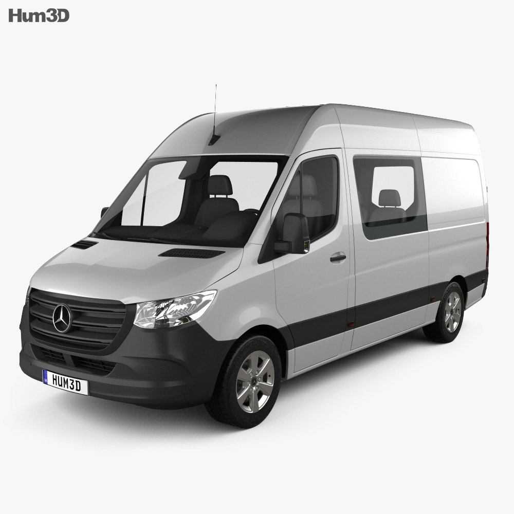 Mercedes-Benz Sprinter Crew Van L2H2 2022 3Dモデル
