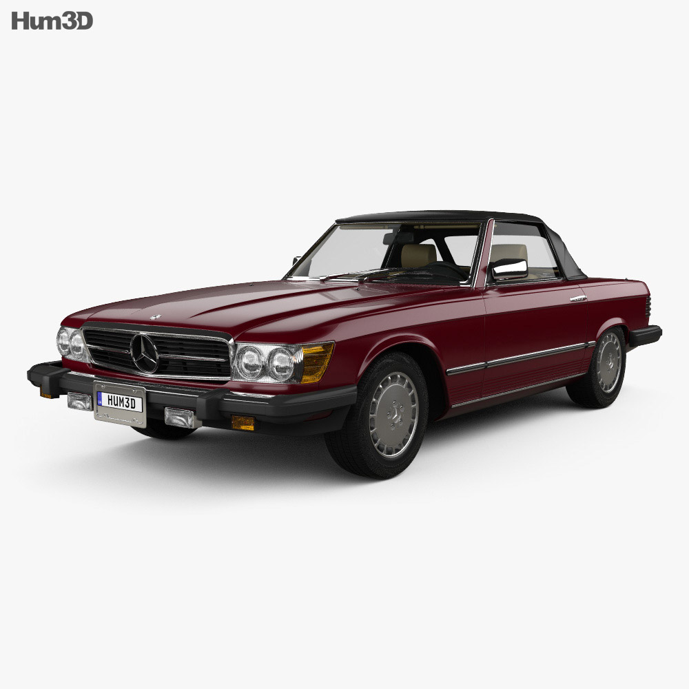 Mercedes-Benz SLクラス (R107) (US) 1974 3Dモデル