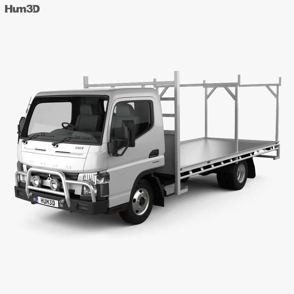 Mitsubishi Fuso Canter 515 Wide Single Cab Absolute Access Truck 2019 3d model