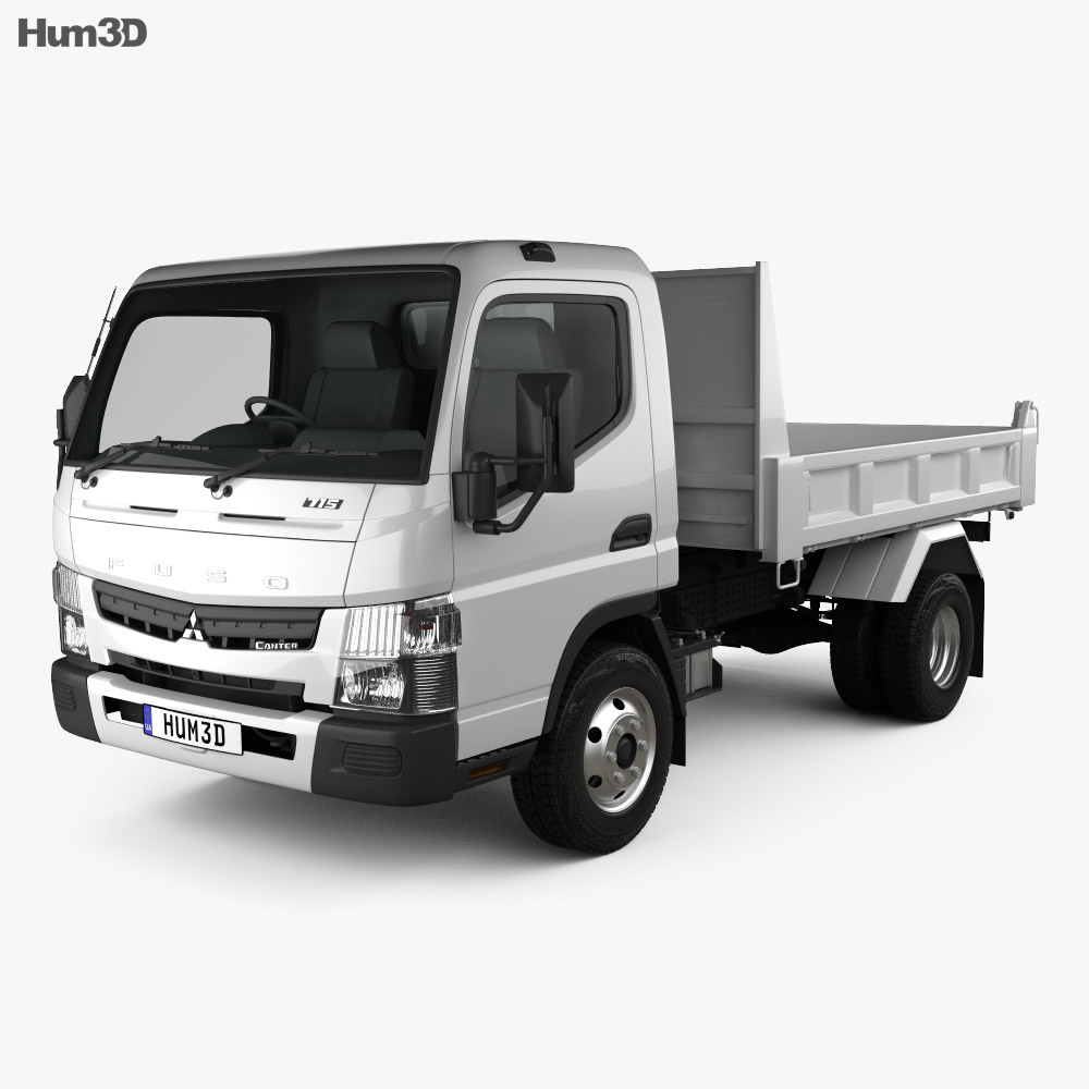 Mitsubishi Fuso Canter Tipper Truck 2015 Modelo 3D