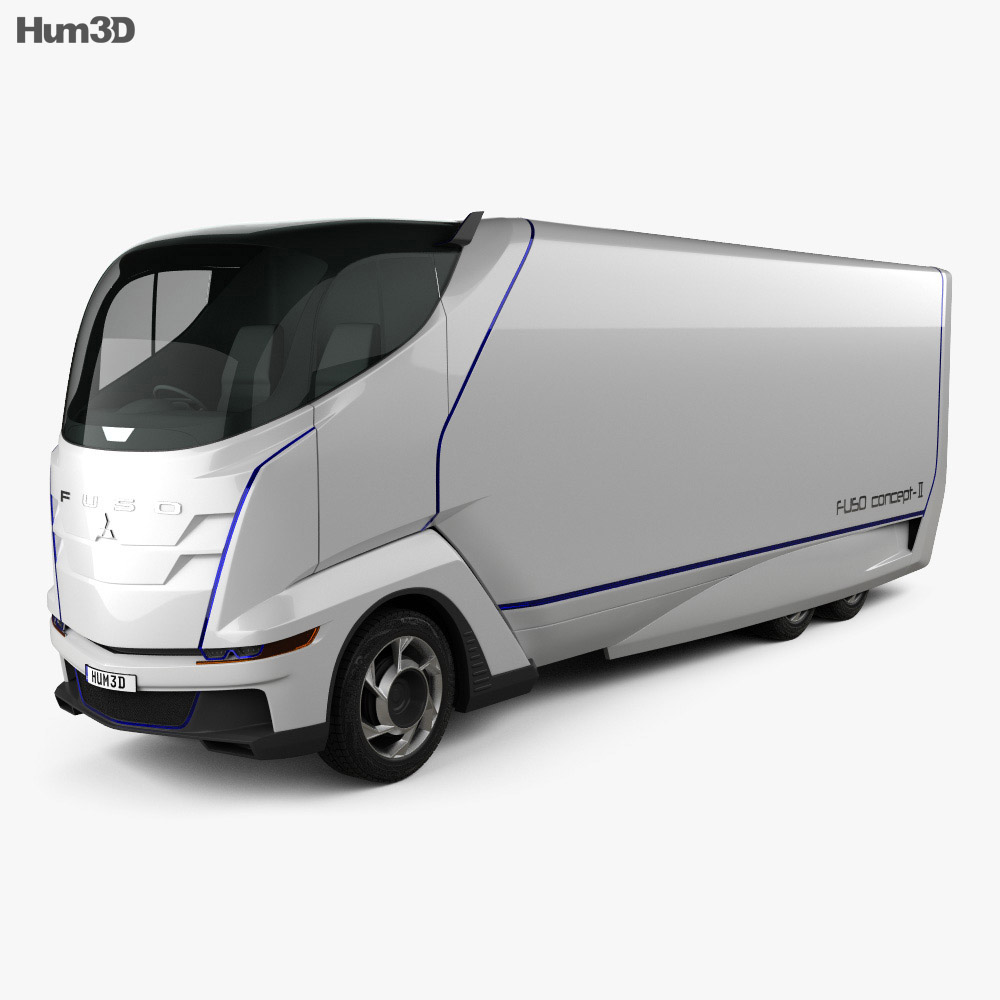 Mitsubishi Fuso 컨셉트 카 II Truck 2013 3D 모델 