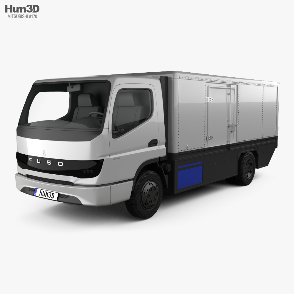 Mitsubishi Fuso Vision F-Cell Truck 2022 Modello 3D