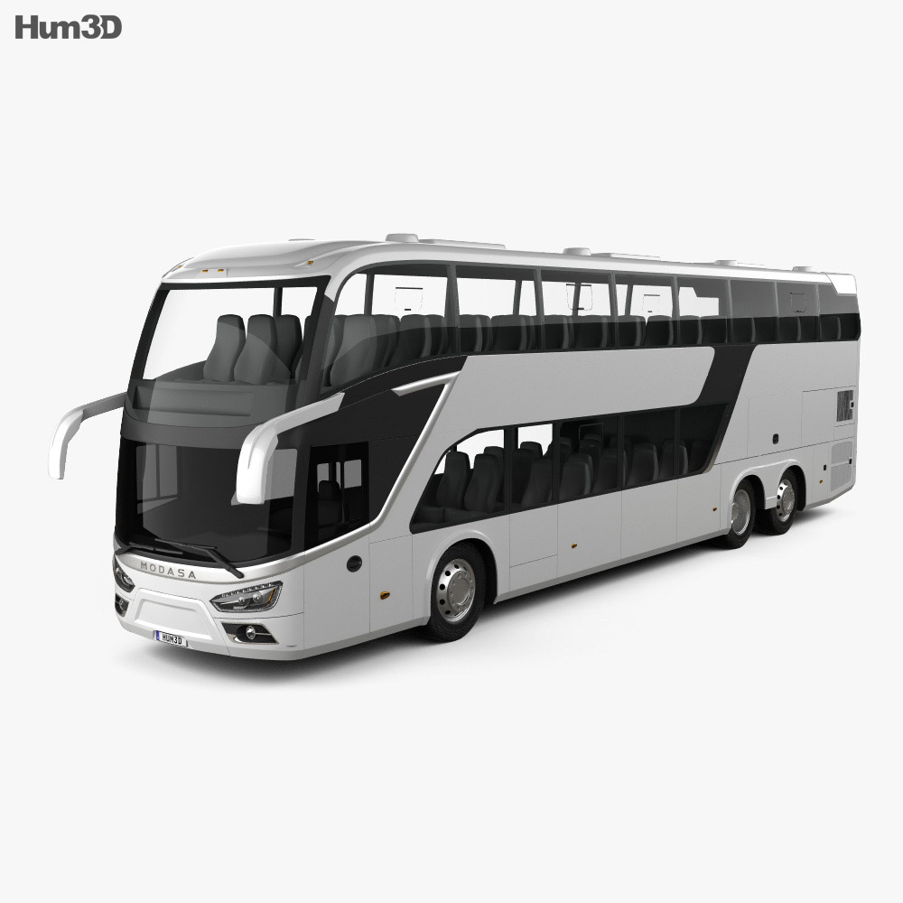 Modasa Zeus 4 Autobus 2019 Modello 3D