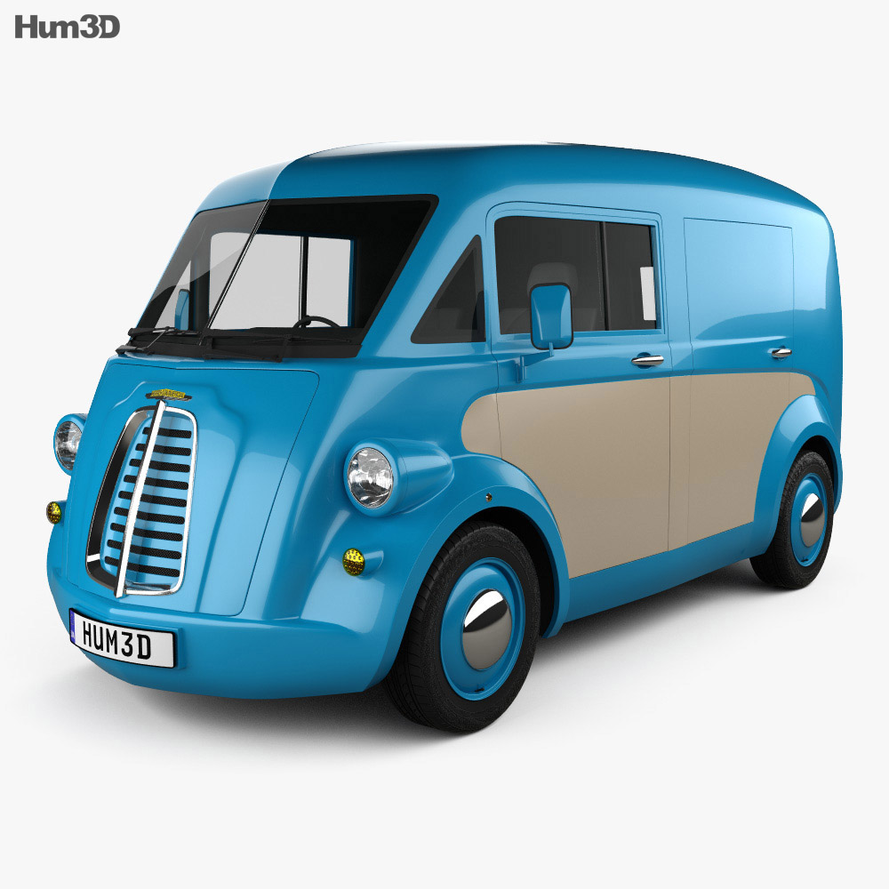 Morris JE Van 2019 3D-Modell