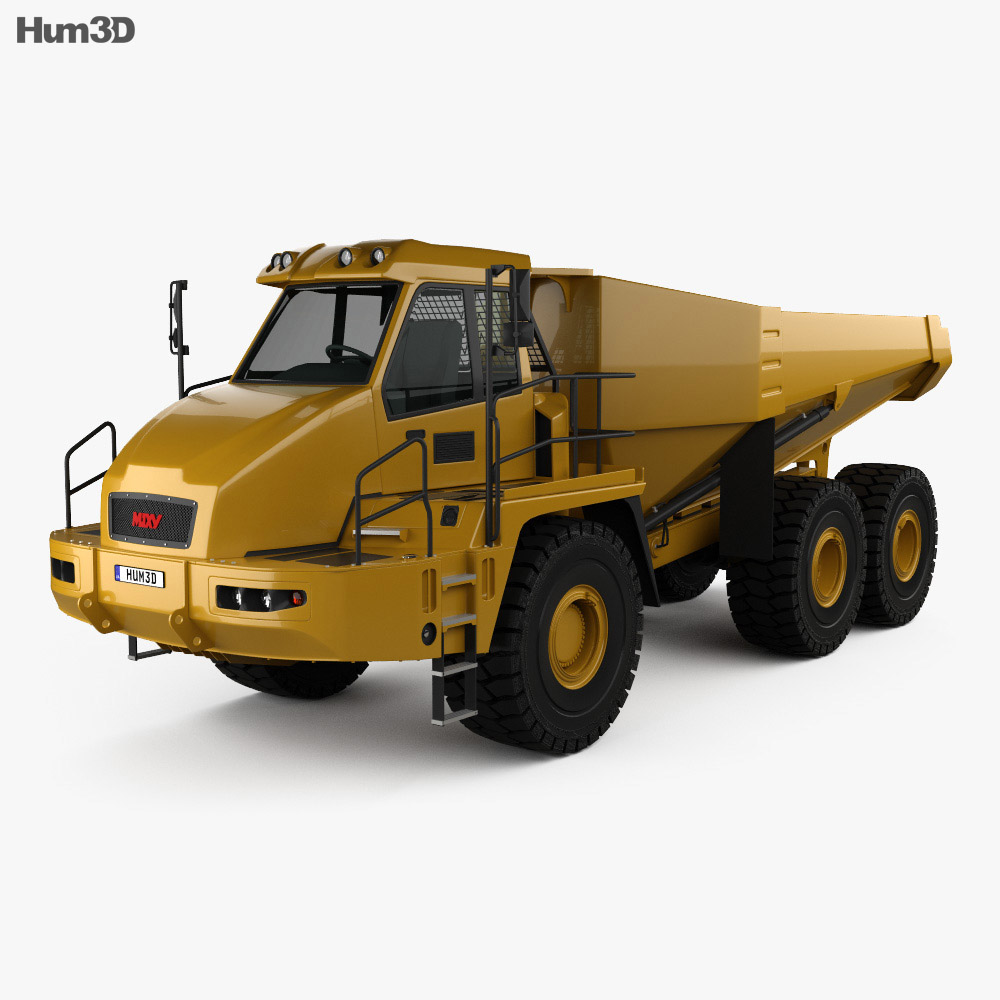 Moxy MT51 덤프 트럭 2019 3D 모델 