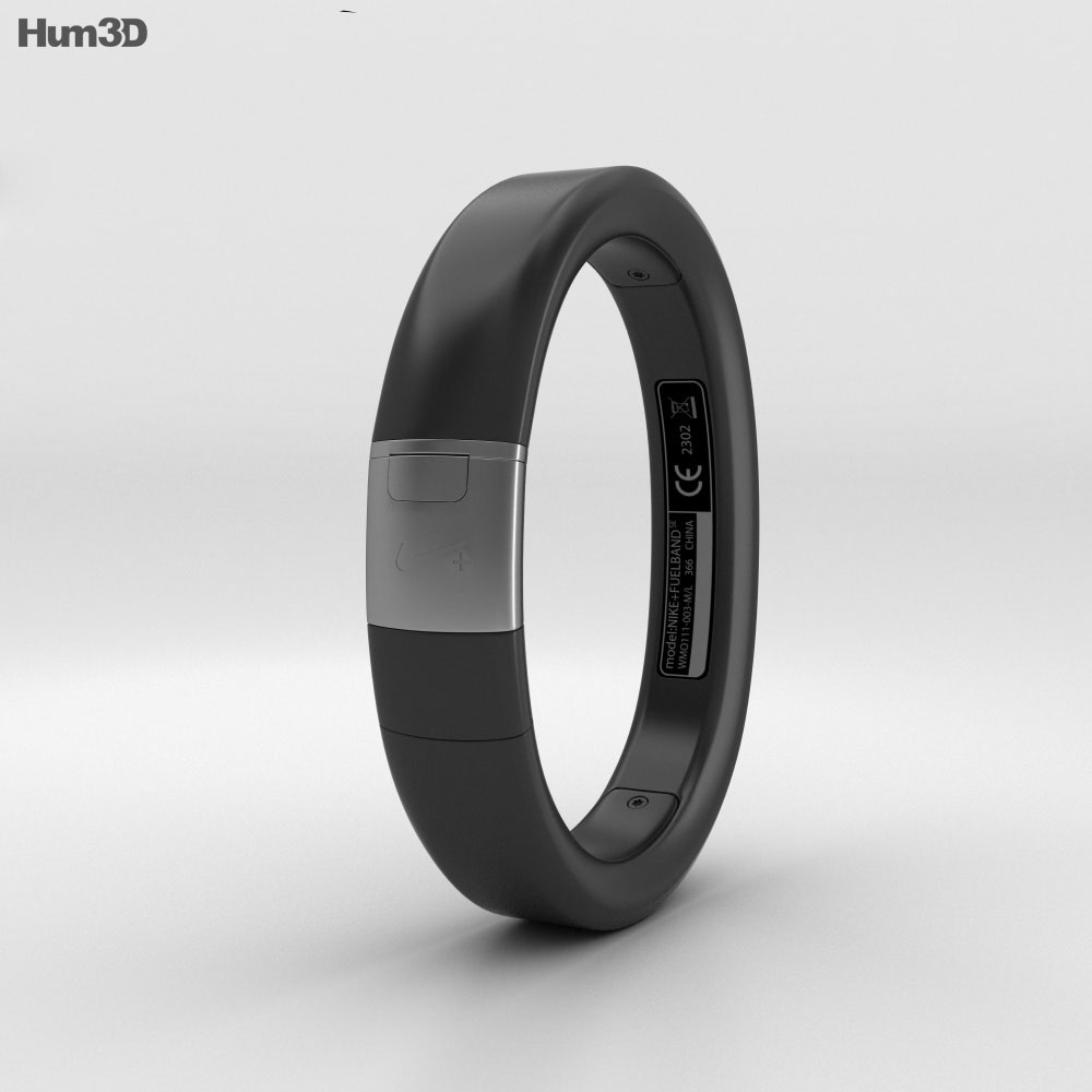 Nike+ FuelBand SE Metaluxe Limited Silver Edition 3D model - Download ...