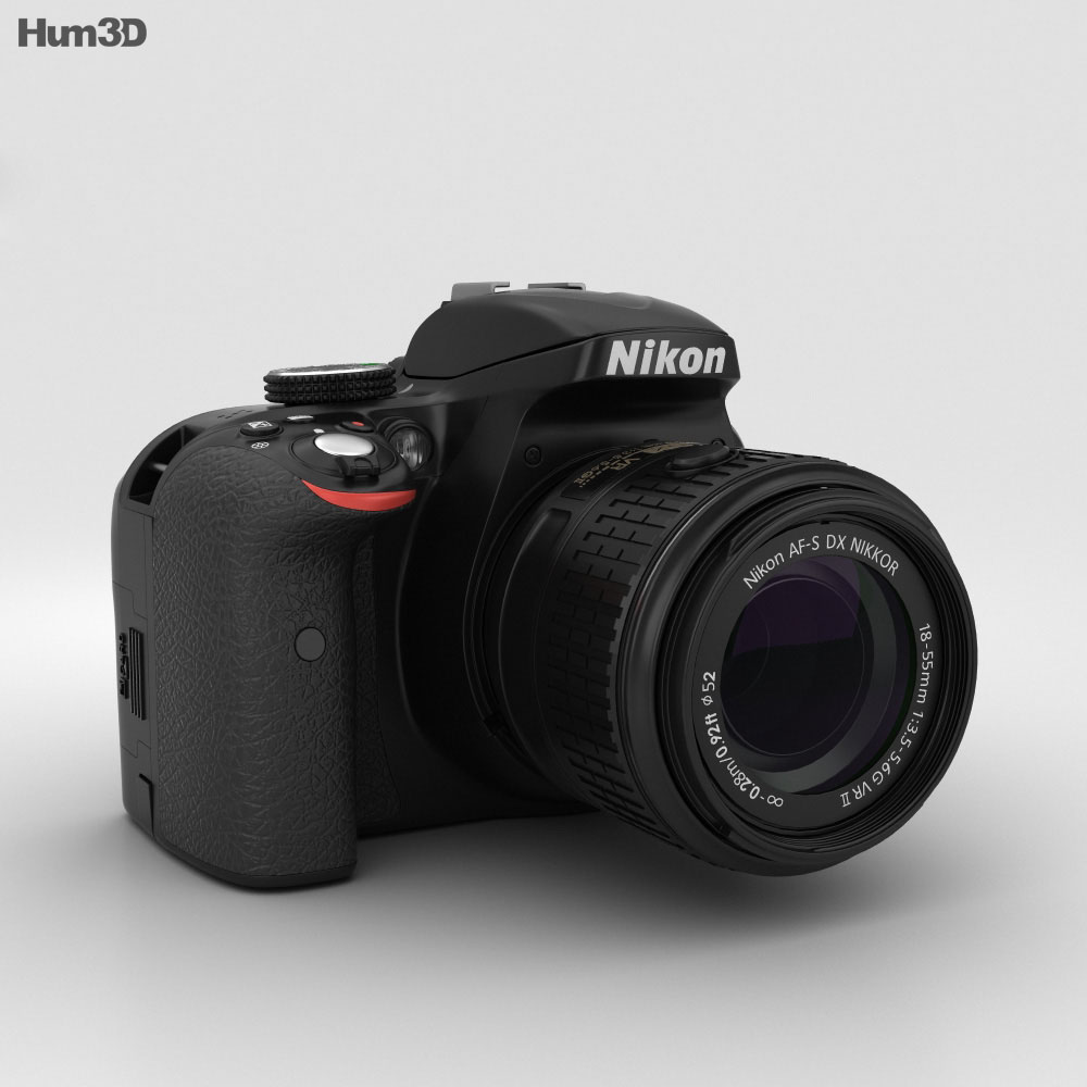 Nikon D3300 Modèle 3d