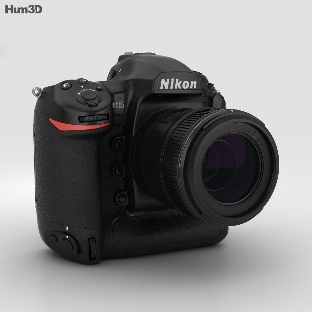 Nikon D5 Modello 3D
