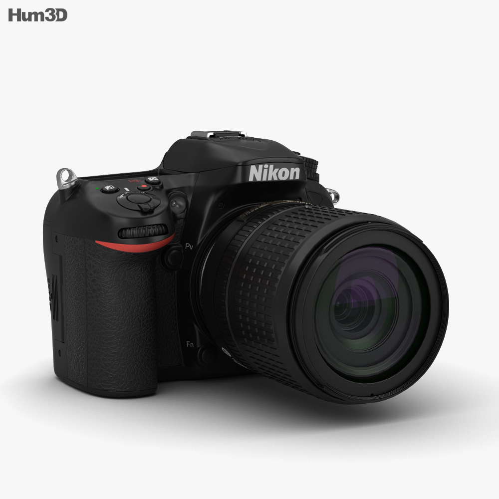Nikon D7100 Modèle 3d