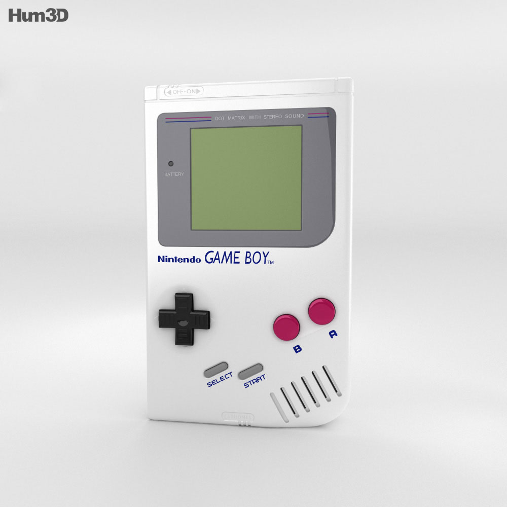 Nintendo Game Boy Modelo 3d
