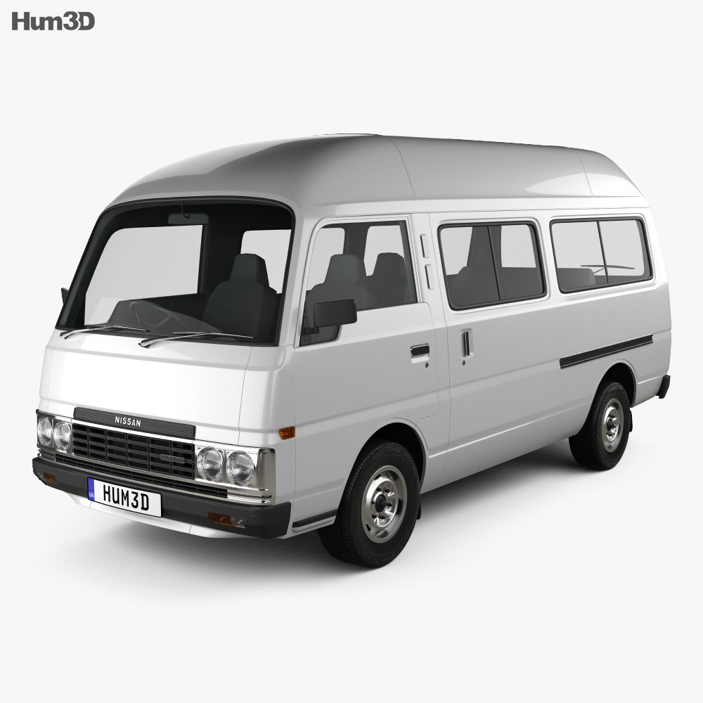 Nissan Caravan Urvan LWB HR 1985 Modelo 3d