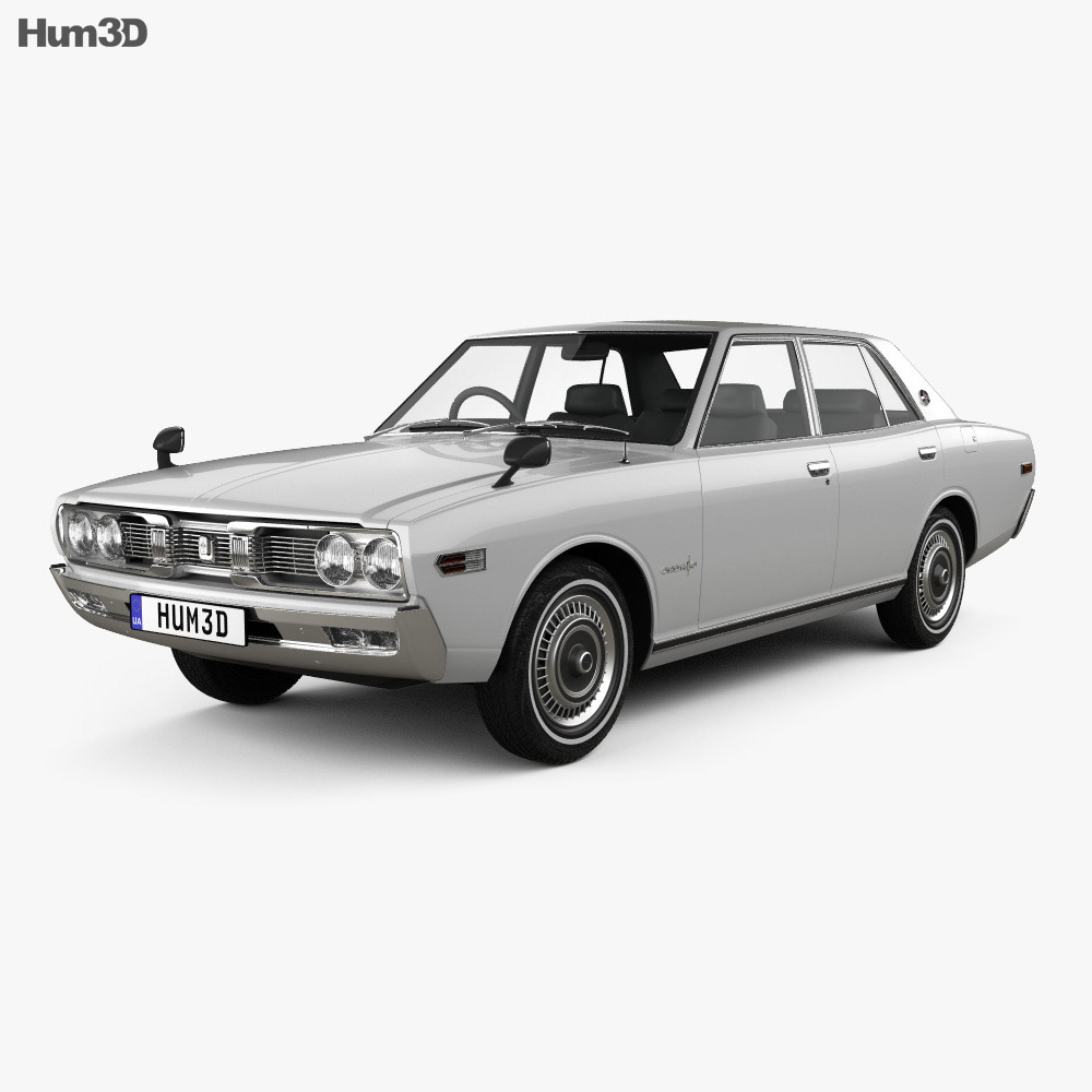 Nissan Cedric 세단 1971 3D 모델 