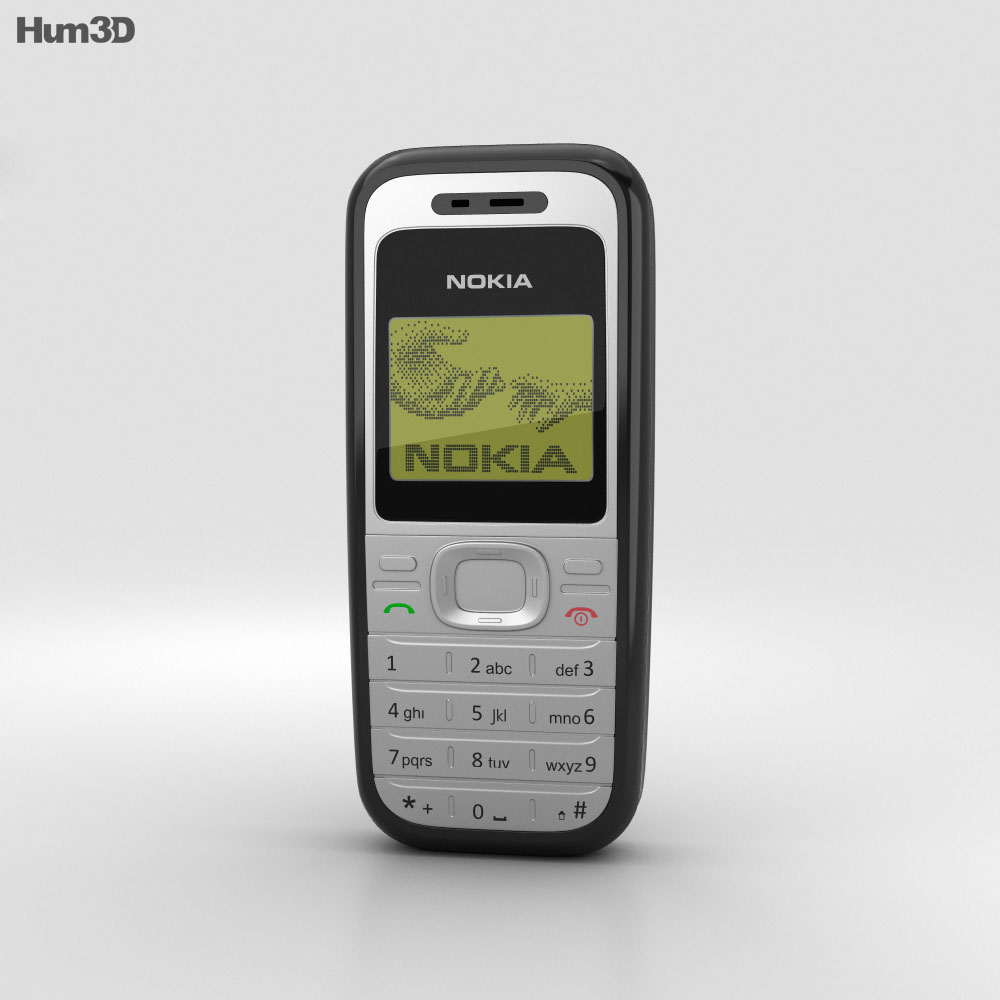 Nokia 1200 Black 3d model
