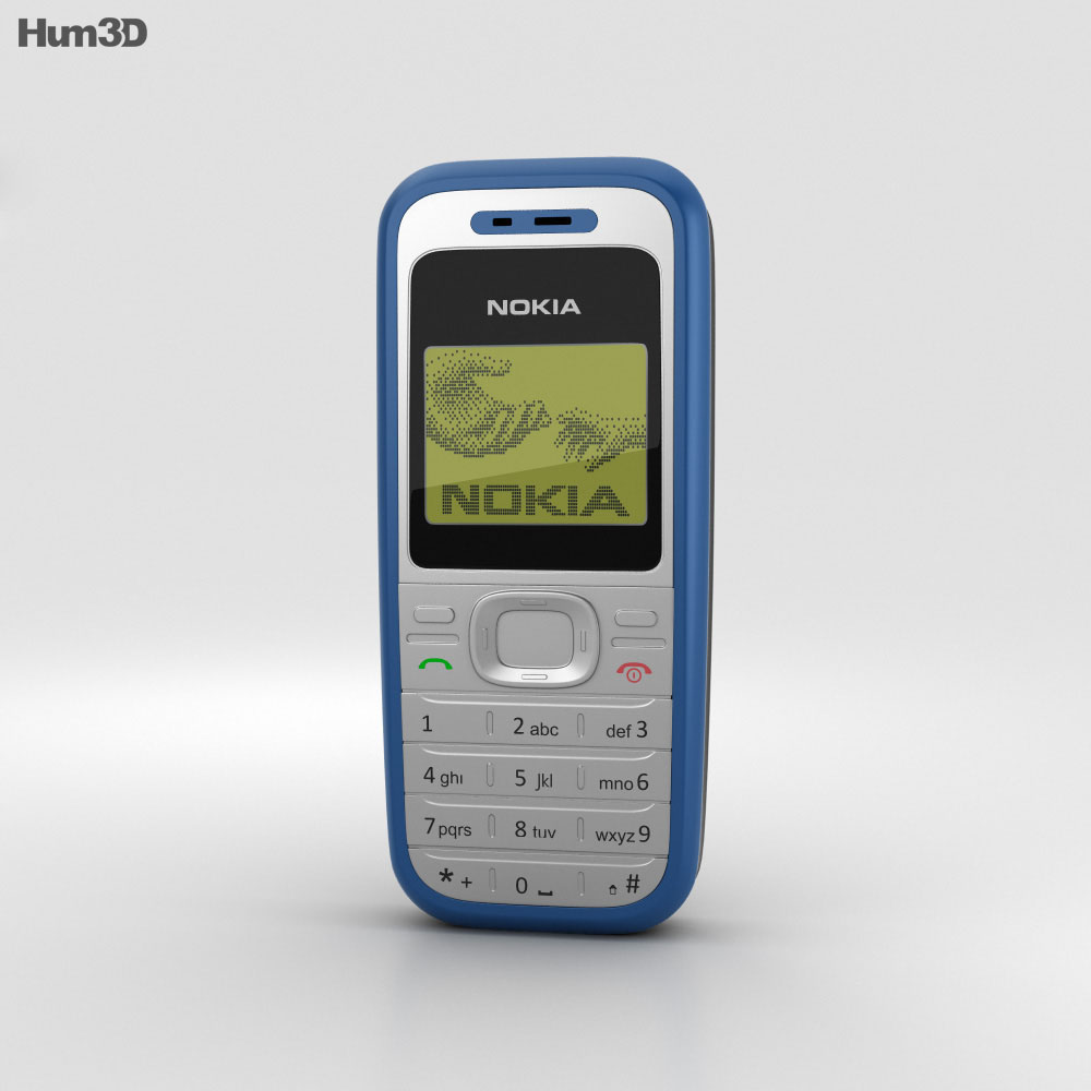 Nokia 1200 Blue Modelo 3d