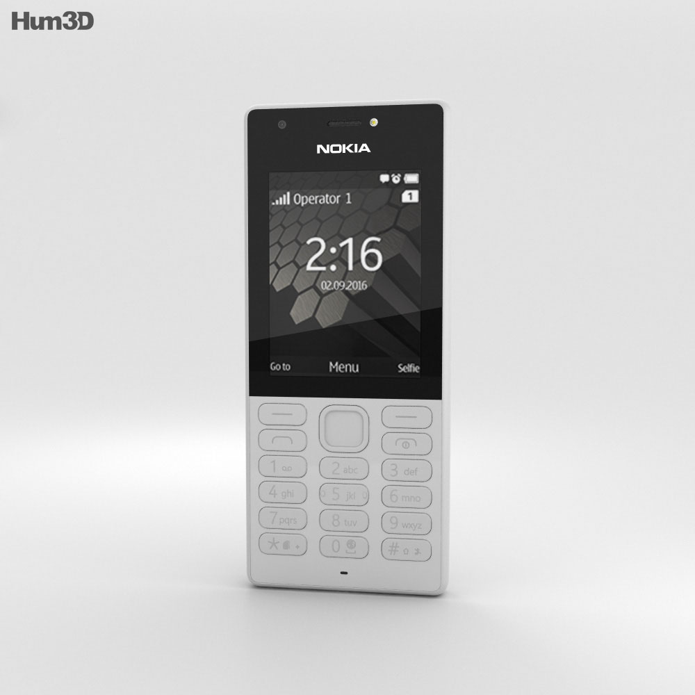 Nokia 216 Gray 3d model