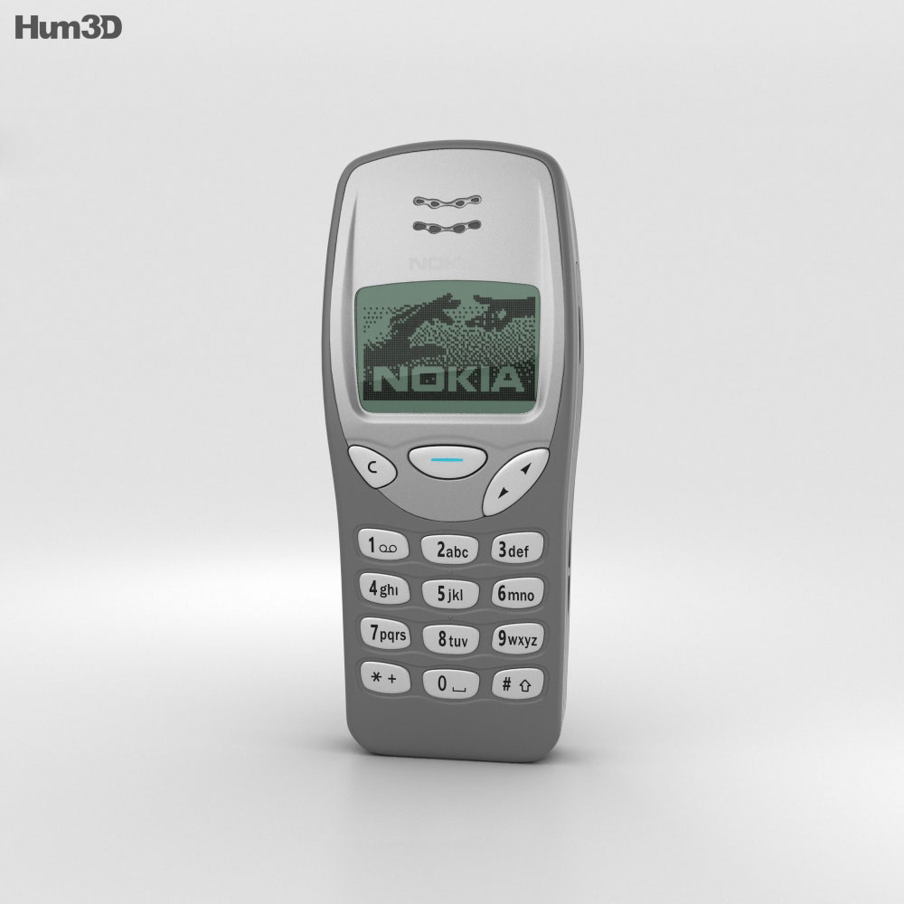 Nokia 3210 3Dモデル