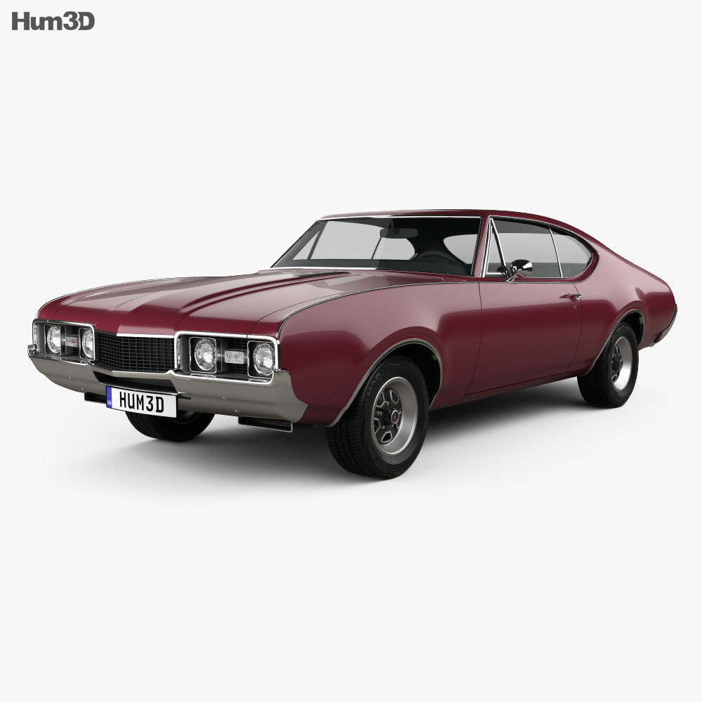 Oldsmobile Cutlass 442 (3817) Holiday coupe 2024 3d model