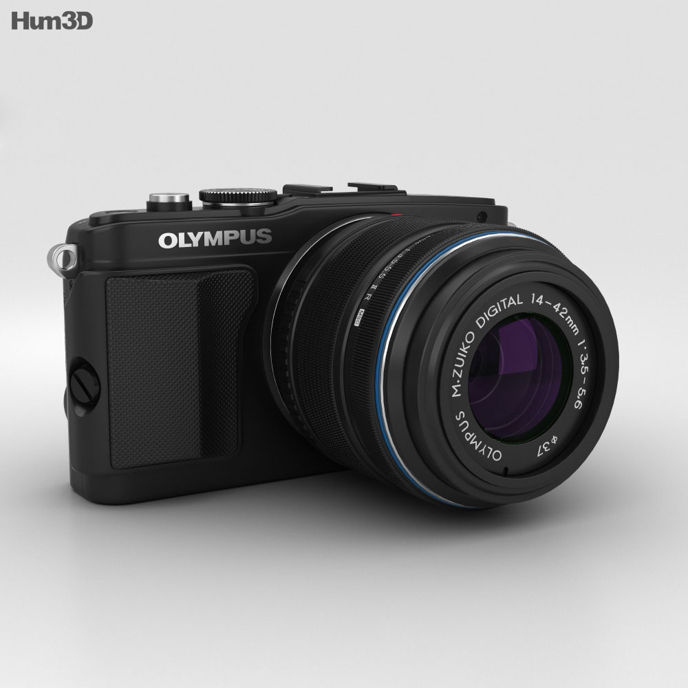 Olympus PEN E-PL5 黑色的 3D模型