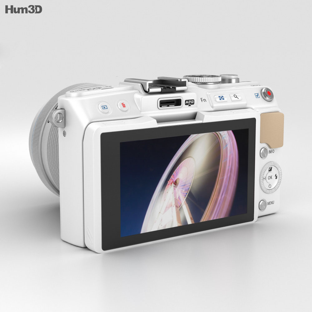 Olympus PEN E-PL5 White 3D model download