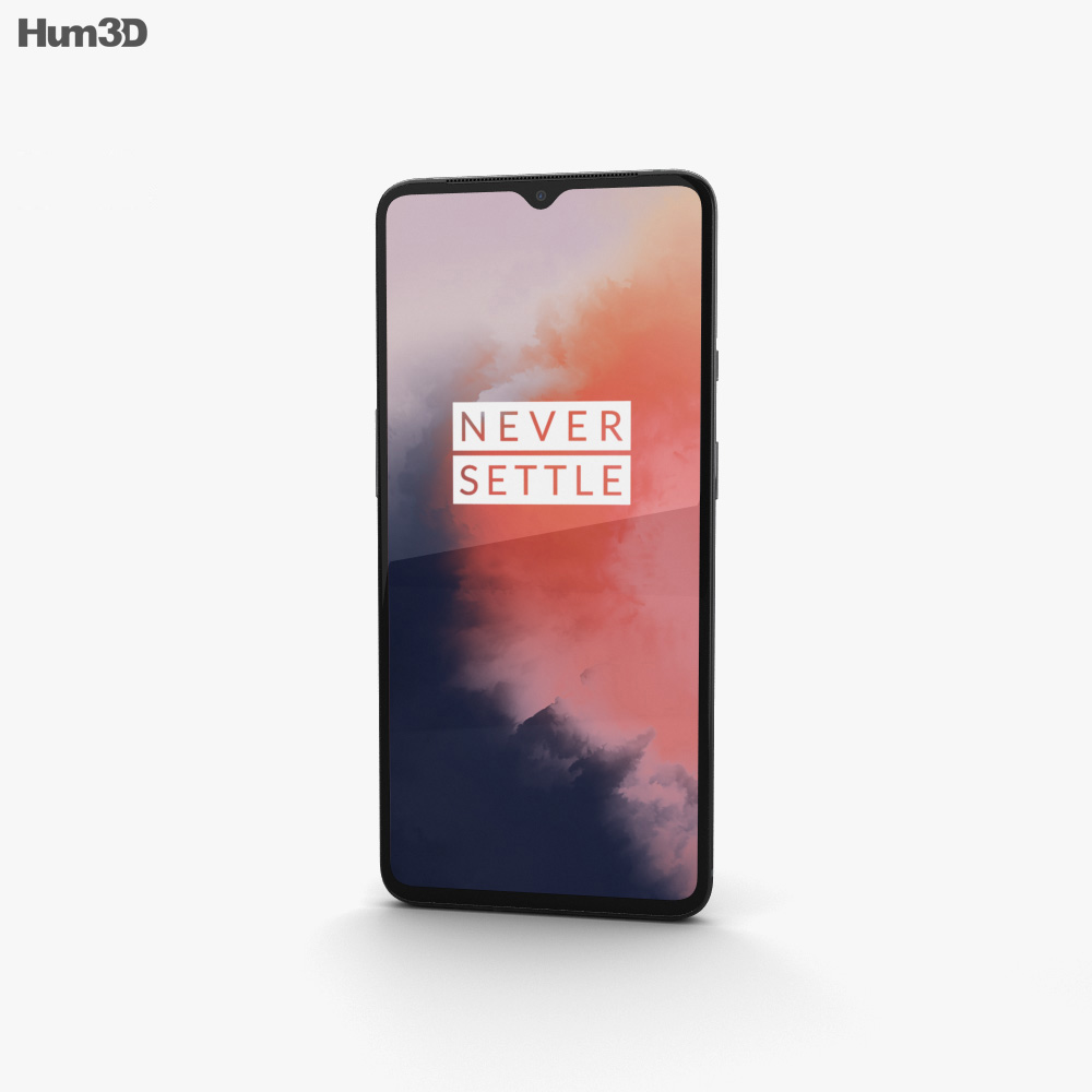 OnePlus 7T Frosted Silver 3D 모델 