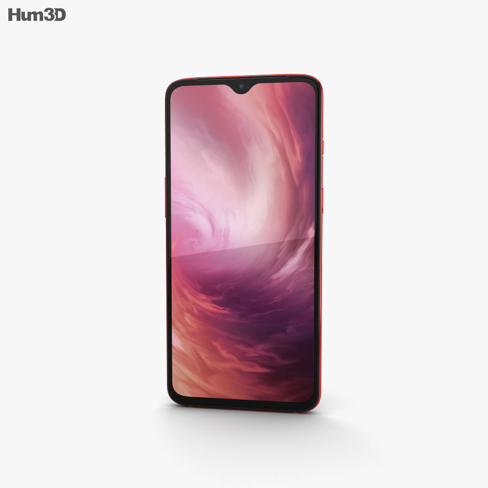 OnePlus 7 Red 3D-Modell