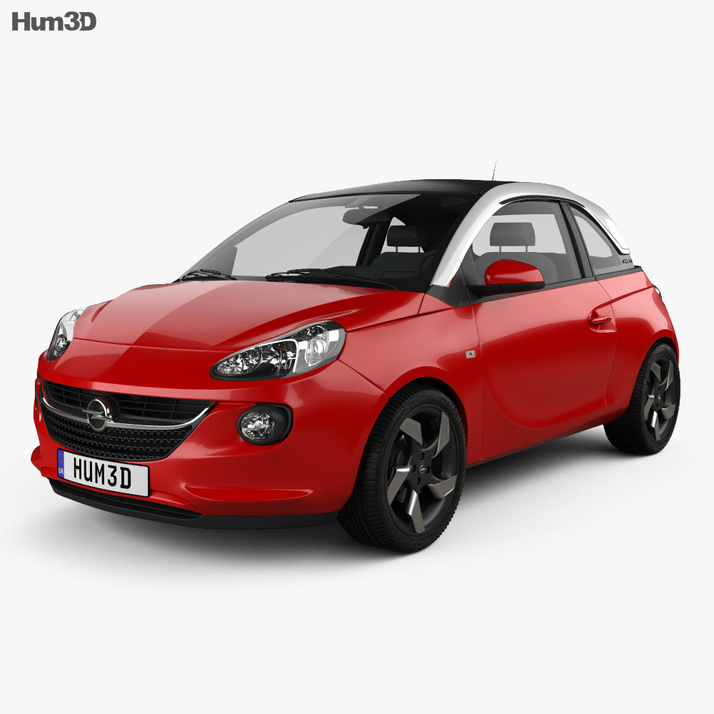 Opel Adam 2016 3D 모델 