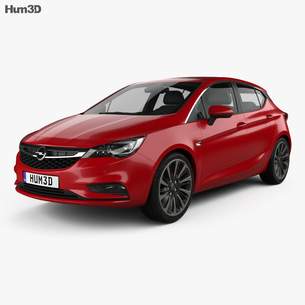 Opel Astra K 2019 3D модель