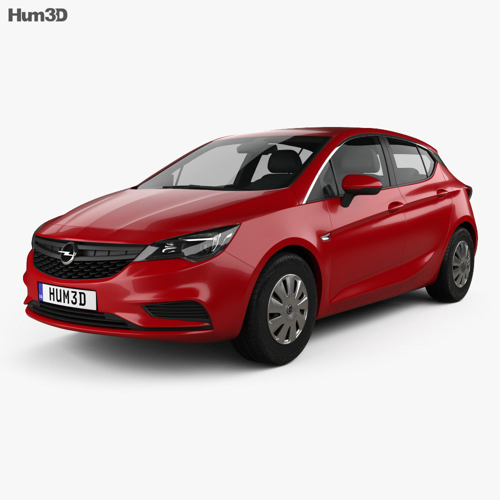 Opel Astra K Selection 2019 Modello 3D