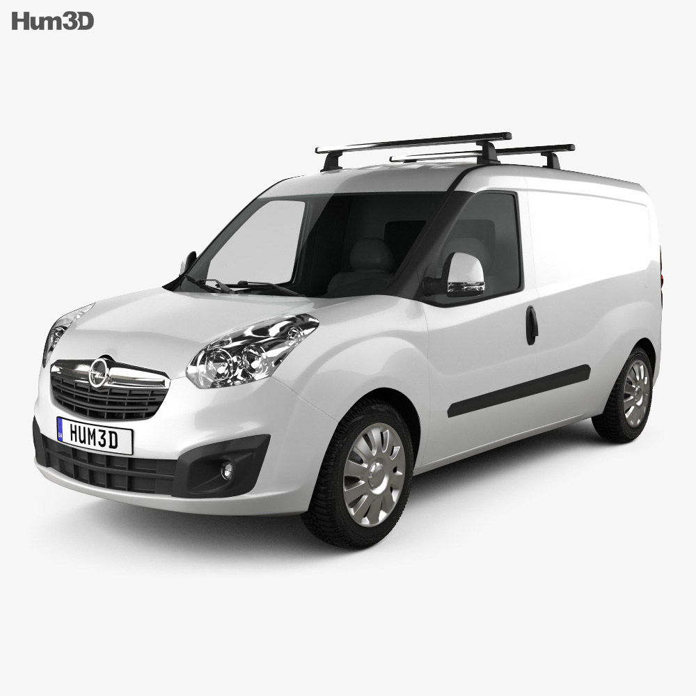 Opel Combo D パネルバン L2H1 2014 3Dモデル
