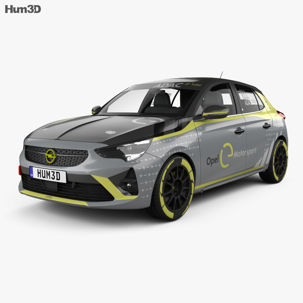 Opel Corsa e-Rally 2022 3d model