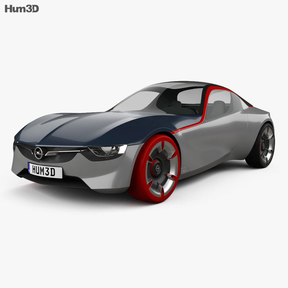 Opel GT 2017 3Dモデル
