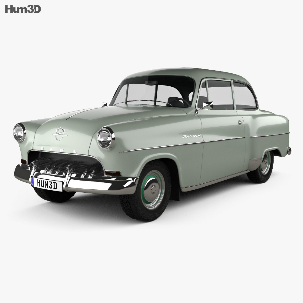 Opel Olympia Rekord 1956 3D 모델 