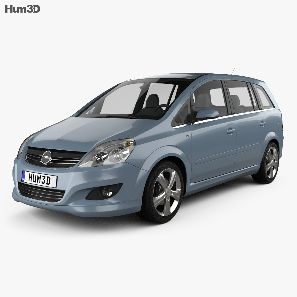 Opel Zafira (B) 2013 3D模型
