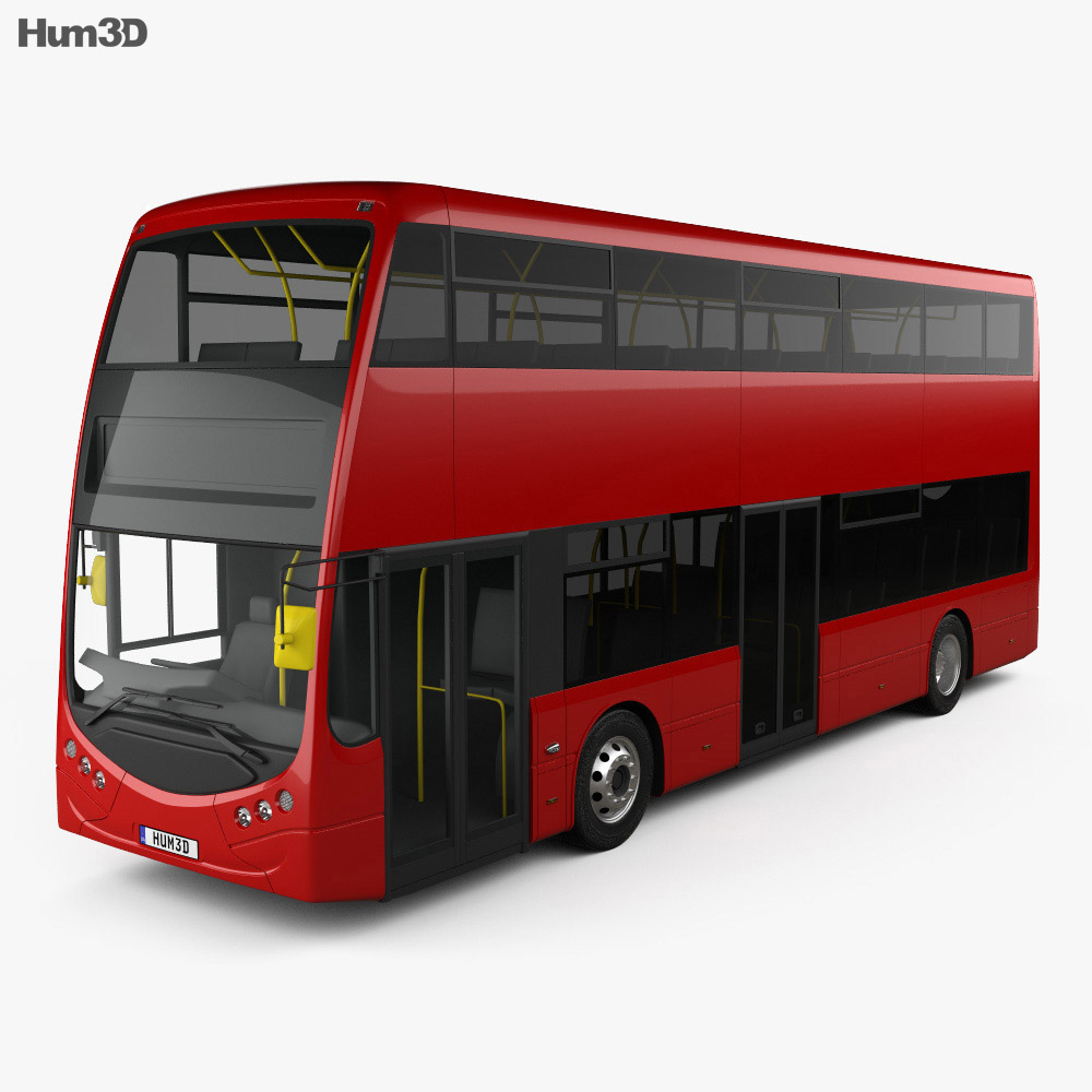 Optare MetroDecker Bus 2014 3D-Modell