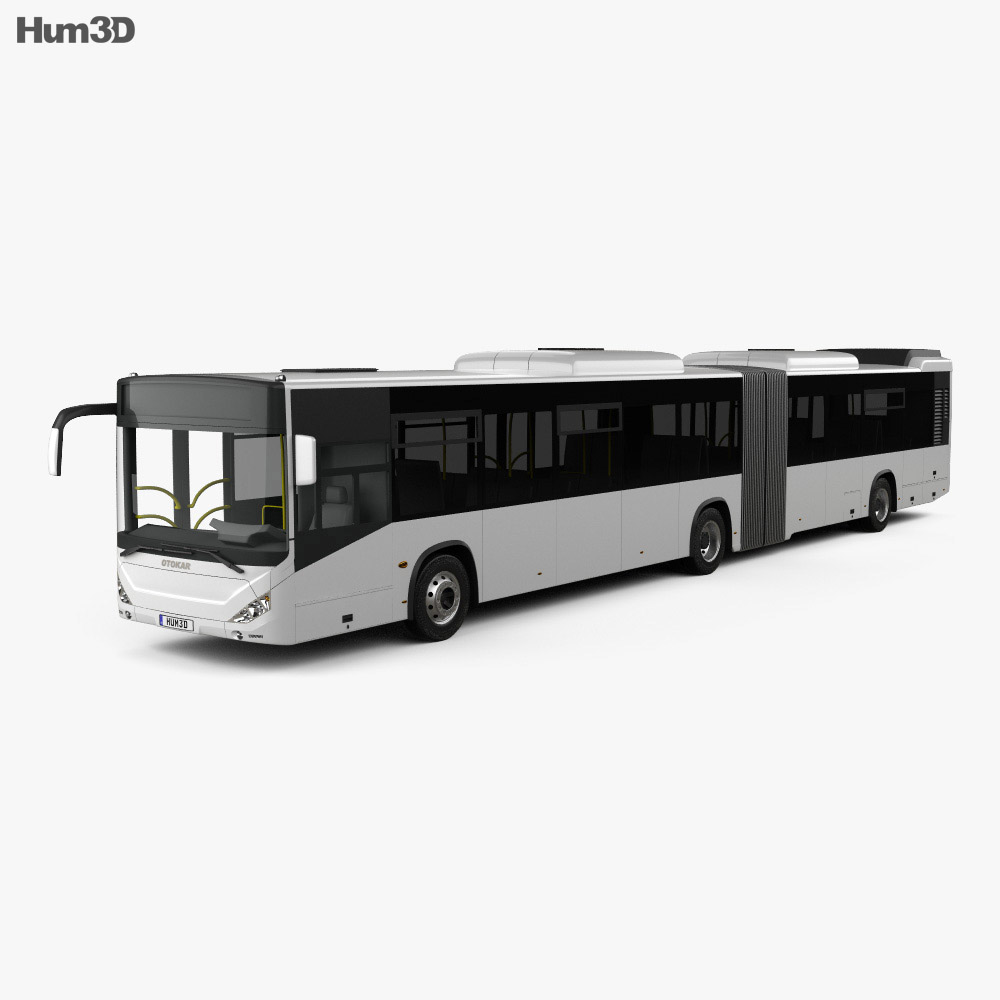 Otokar Kent C Articulated Bus 2015 3D-Modell