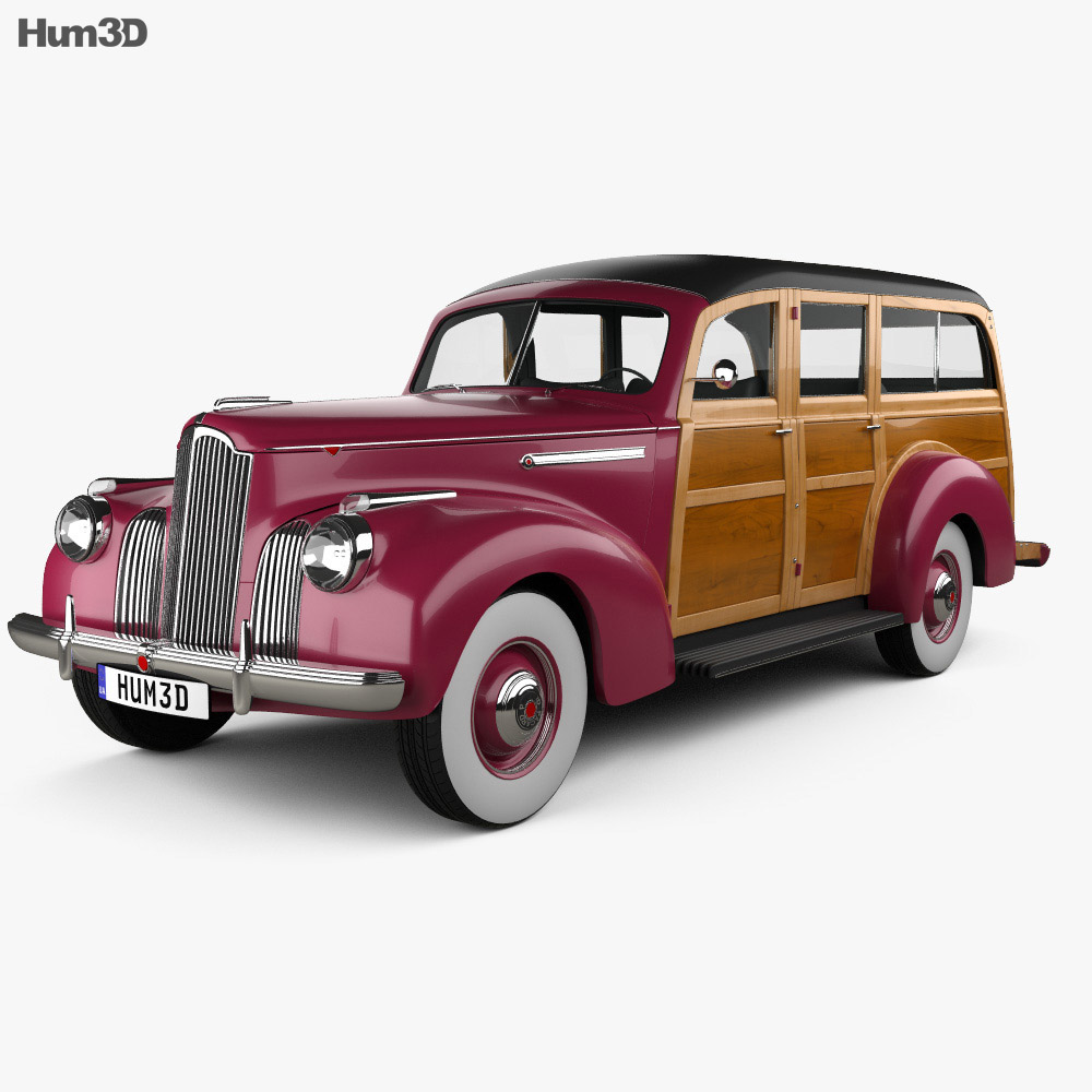 Packard 110 Kombi (1900-1483) 1941 3D-Modell