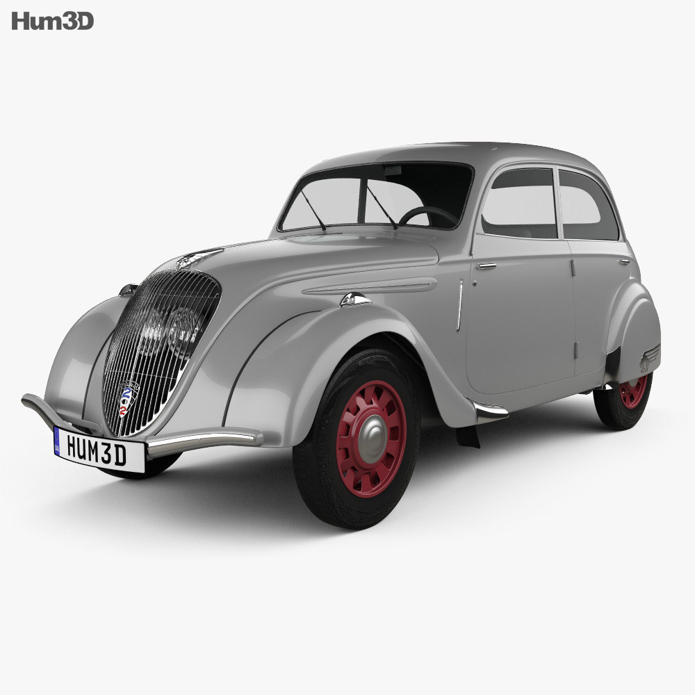 Peugeot 202 Berline 1938 3d model