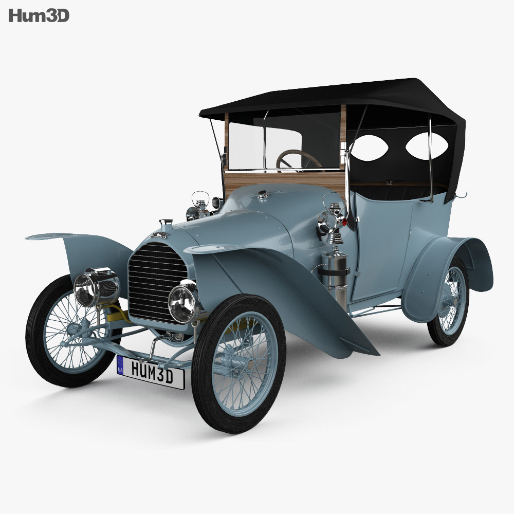 Peugeot Type BP1 Bebe 1913 3d model