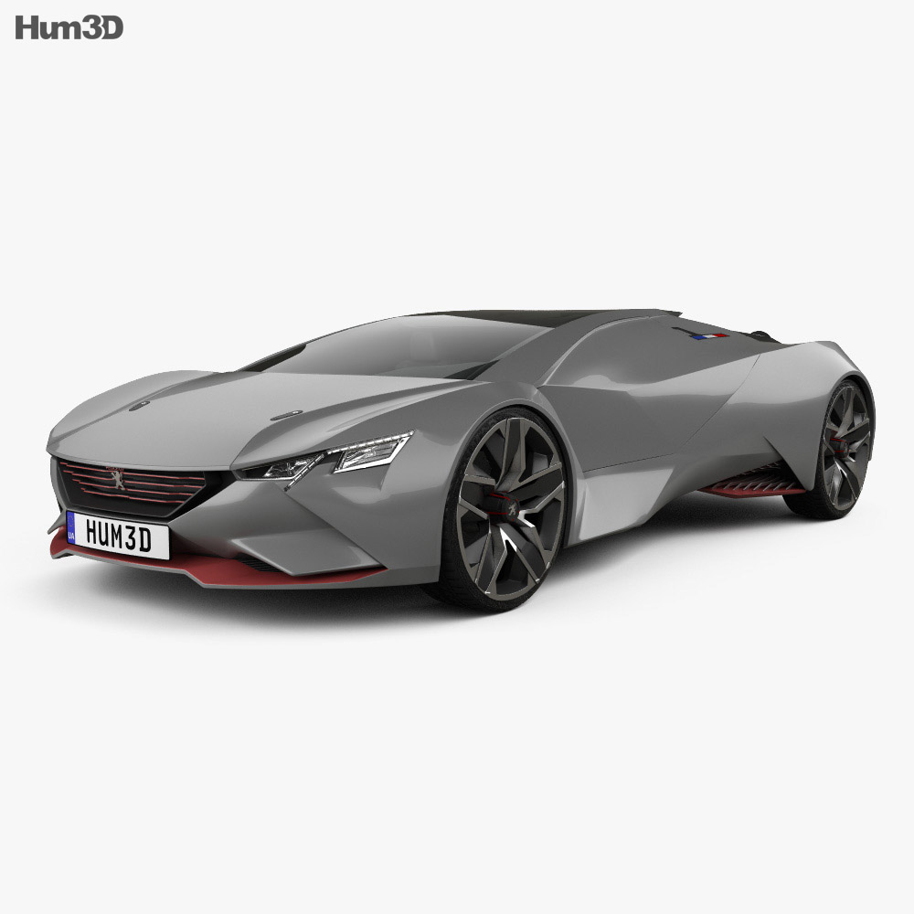 Peugeot Vision Gran Turismo 2015 3D模型