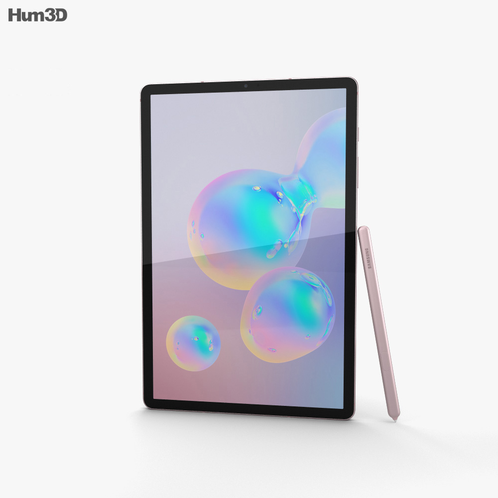 Samsung Galaxy Tab S6 Rose Blush 3D модель