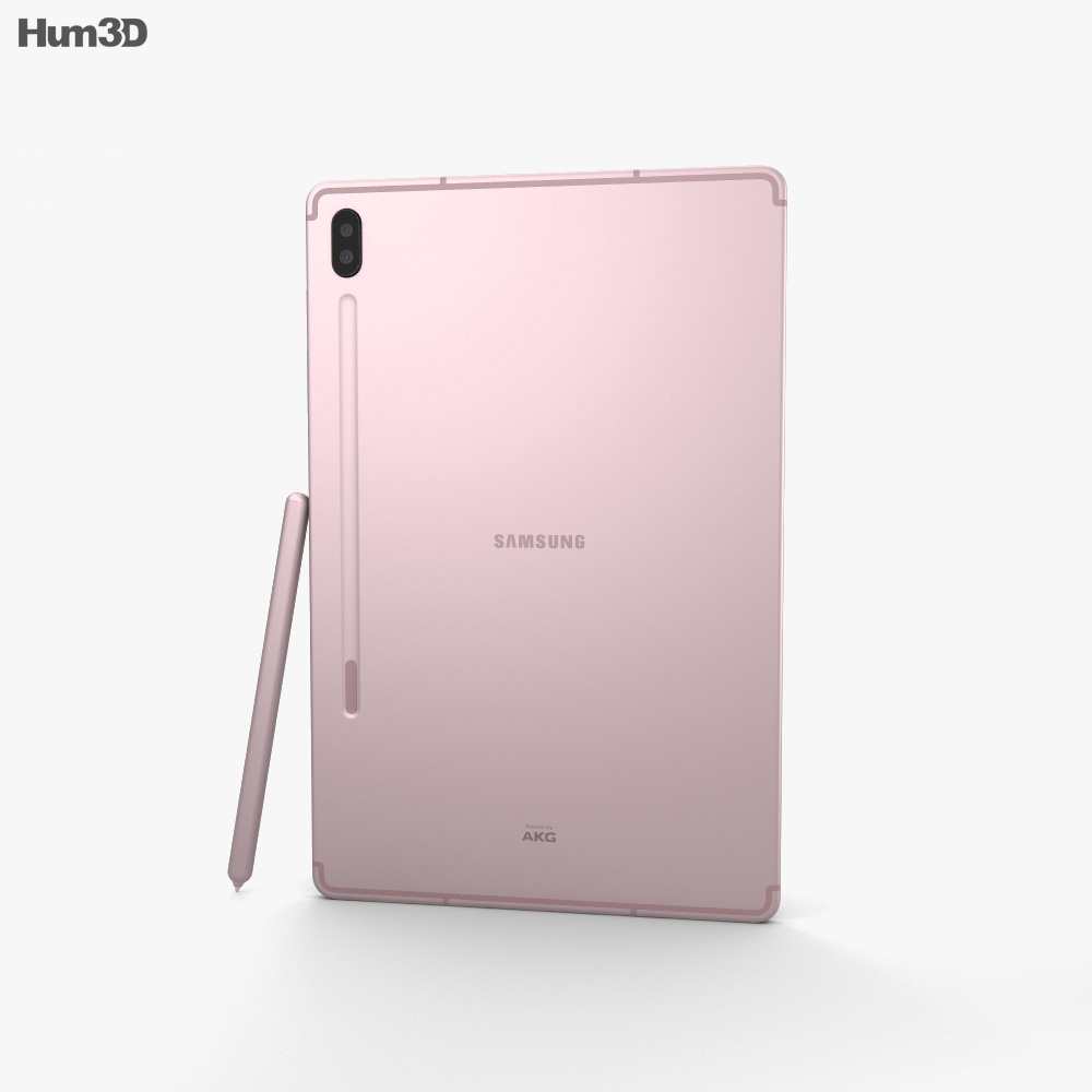 Samsung Galaxy Tab S6 Rose Blush 3D model download