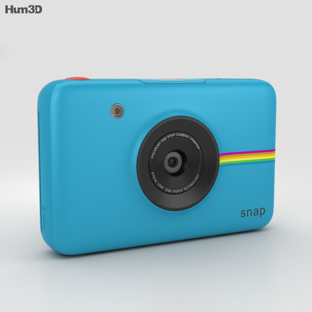 Polaroid Snap Instant Digital Camera Blue 3d model