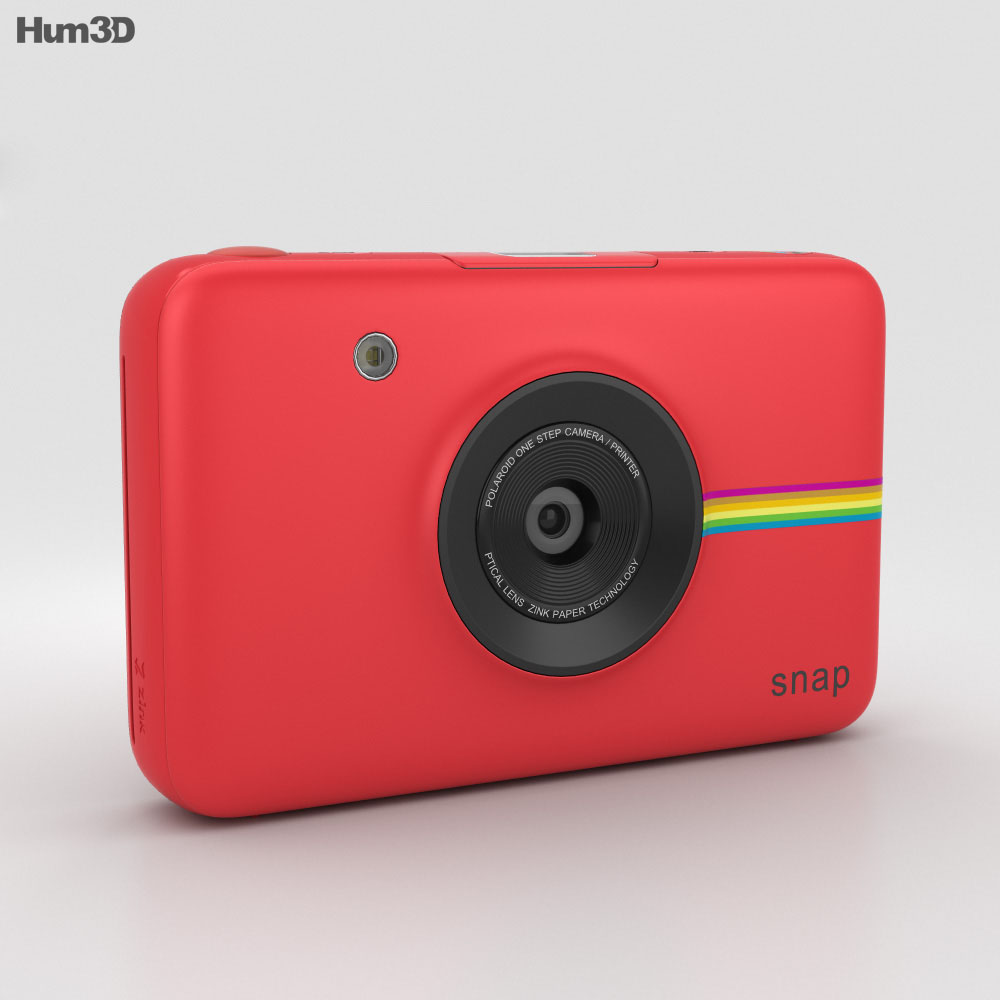 Polaroid Snap Instant Digital Camera Red 3d model