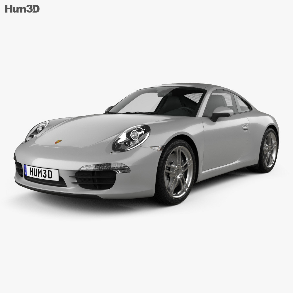 Porsche 911 Carrera Coupe 2014 3D 모델 