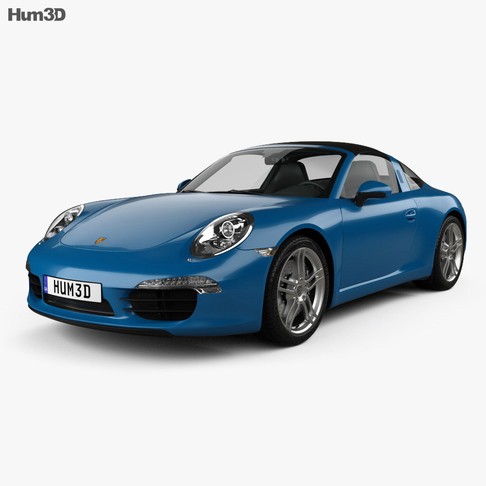 Porsche 911 Targa 4 2020 3D 모델 